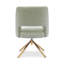 Fauteuil pivotant rembourré Breann-93705358