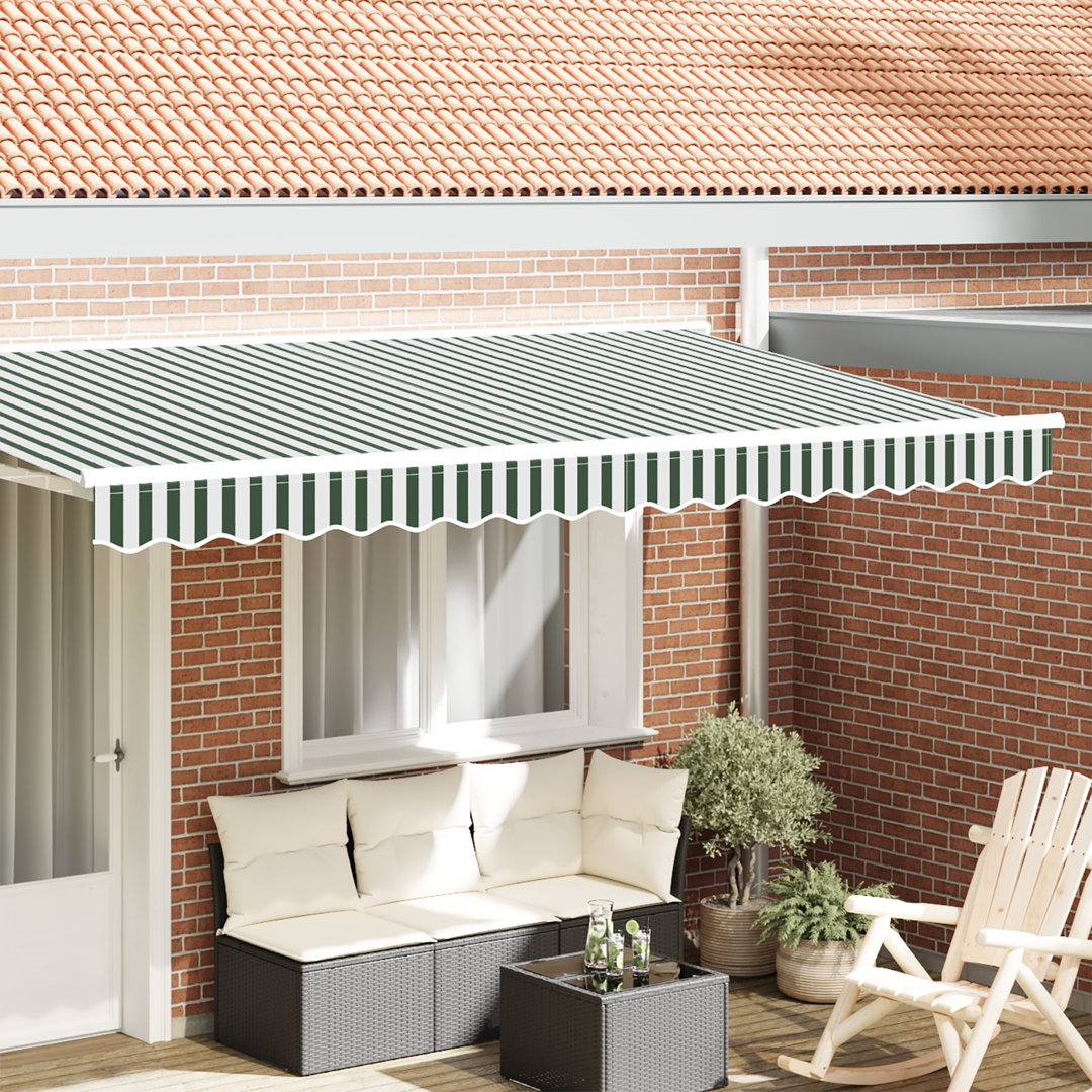 Breakwater Bay 20cm D Retractable Patio Awning