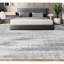 Abstract Area Rug in Silver-70373371