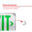 NICOR Lighting Thermoplastic LED Double Sided Emergency Exit Combo Sign-58691150