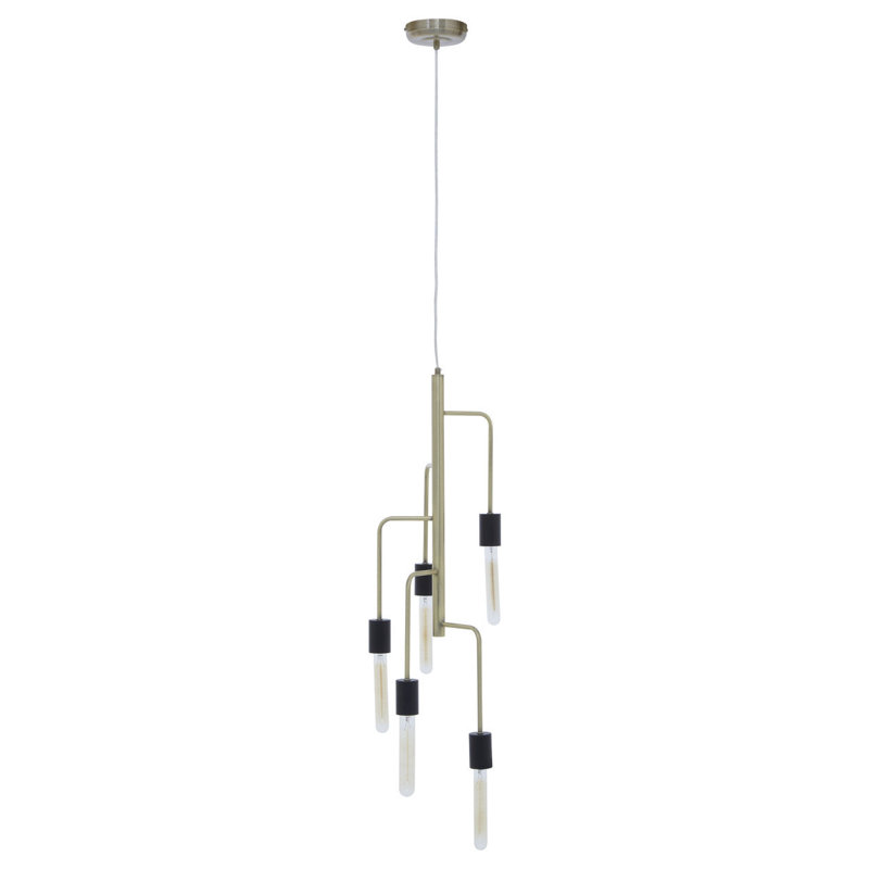 Bonview 5 - Light Bulb Pendant, Antique Brass