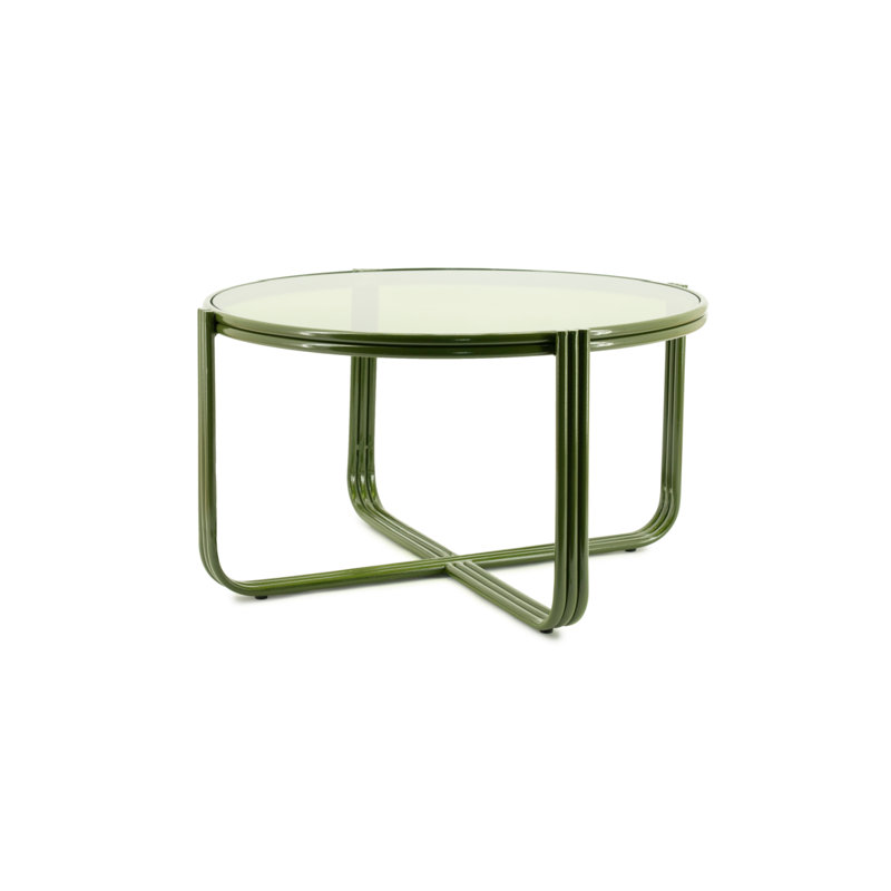 Coffee Table Glass Coffee Table, Green