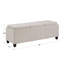 Banc de rangement à couvercle rabattable Alyani