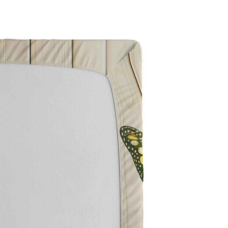 Drap-housse Ambesonne Rustic_ Cottagecore Sunflower Vibes_ Vert foncé et jaune, Simple TG