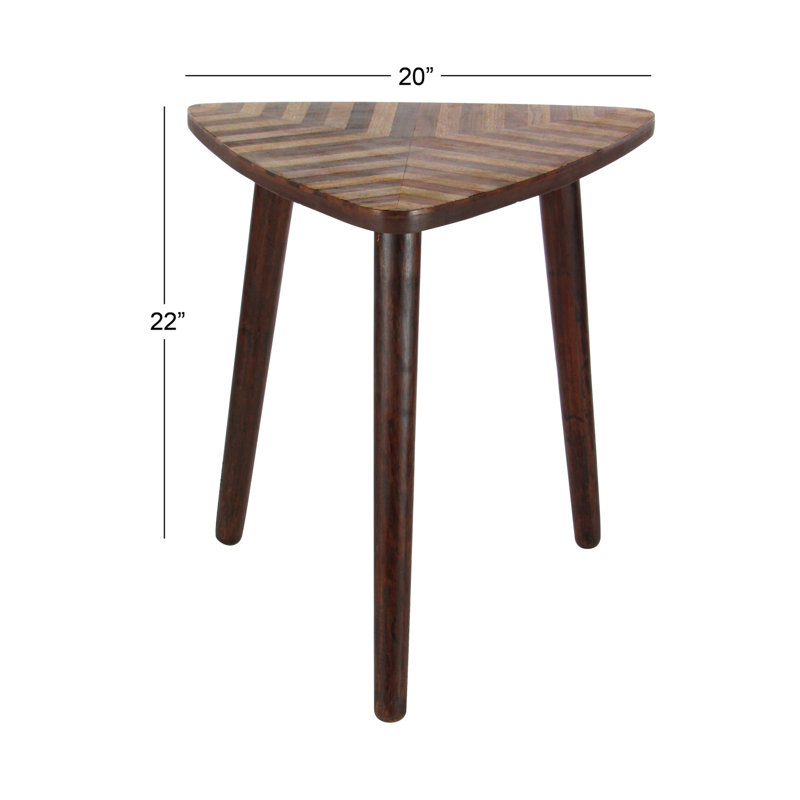Dionysios Solid Wood Top End Table