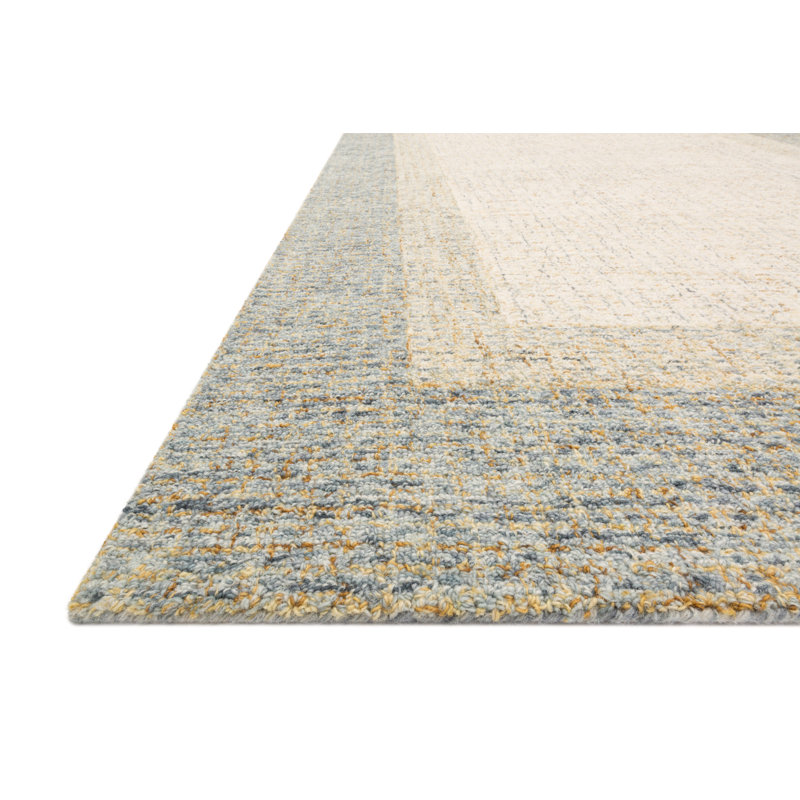 Tapis sable touffeté à la main Turk, Rectangle 9 pi 3 po x 13 pi
