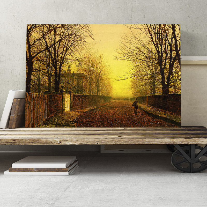 John Atkinson Grimshaw - Wrapped Canvas Painting, 70cm H x 100cm W