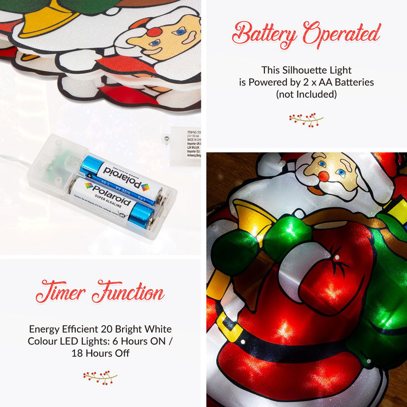 LED Lighted Window Décor