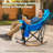 Oversized Heated Rocking Camping Chair, Heavy Duty Padded Recliner, Foldable Outdoor Lawn Chair-1274510000