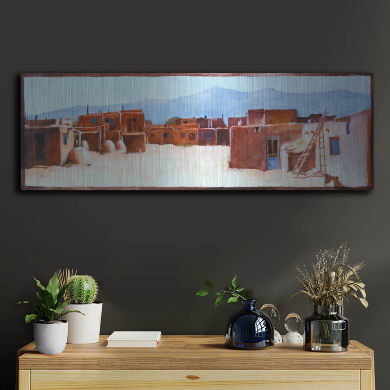 «Divided Light» par J.E. Knauf, art mural en métal, H 12 po x l 36 po