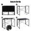 Solid Wood Iron Computer Desk