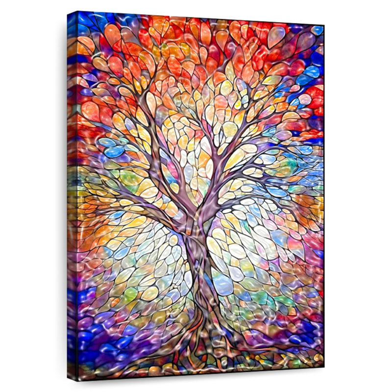 Harnek Tao Of Life - arbre de la Fresque, H 39 po x l 26 po