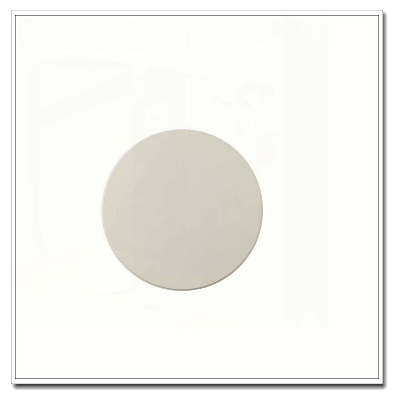 Table d'appoint blanche ronde en bois, Blanc