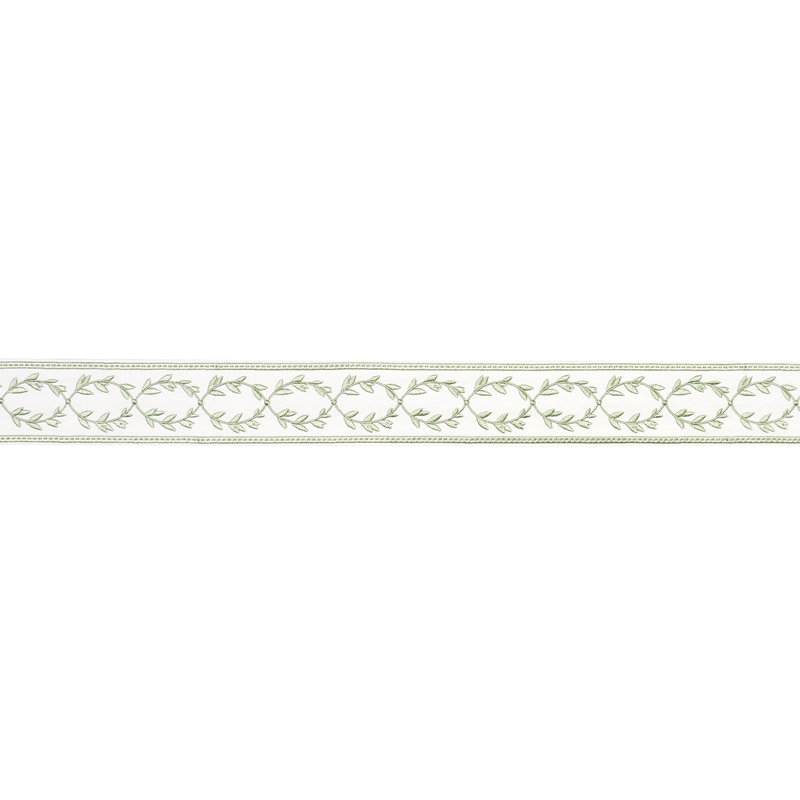 Schumacher X Paloma Contreras Maison Vine Trim, Porcelain