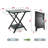 Feasto  30" L x 24" W Outdoor Folding Table for Pizza Oven or Grill- Portable Camping & RV Prep Table with Foldable Design, Space-Saving Storage-94427858