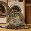 Machine Washable Persian Brown Area Rug-1725030231