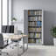 Armoire de rangement en fer 71 po avec portes verrouillables et 4 tablettes réglables, armoire verrouillable en acier robuste pour le garage, la buanderie, le bureau et l'entrepôt-1121247333