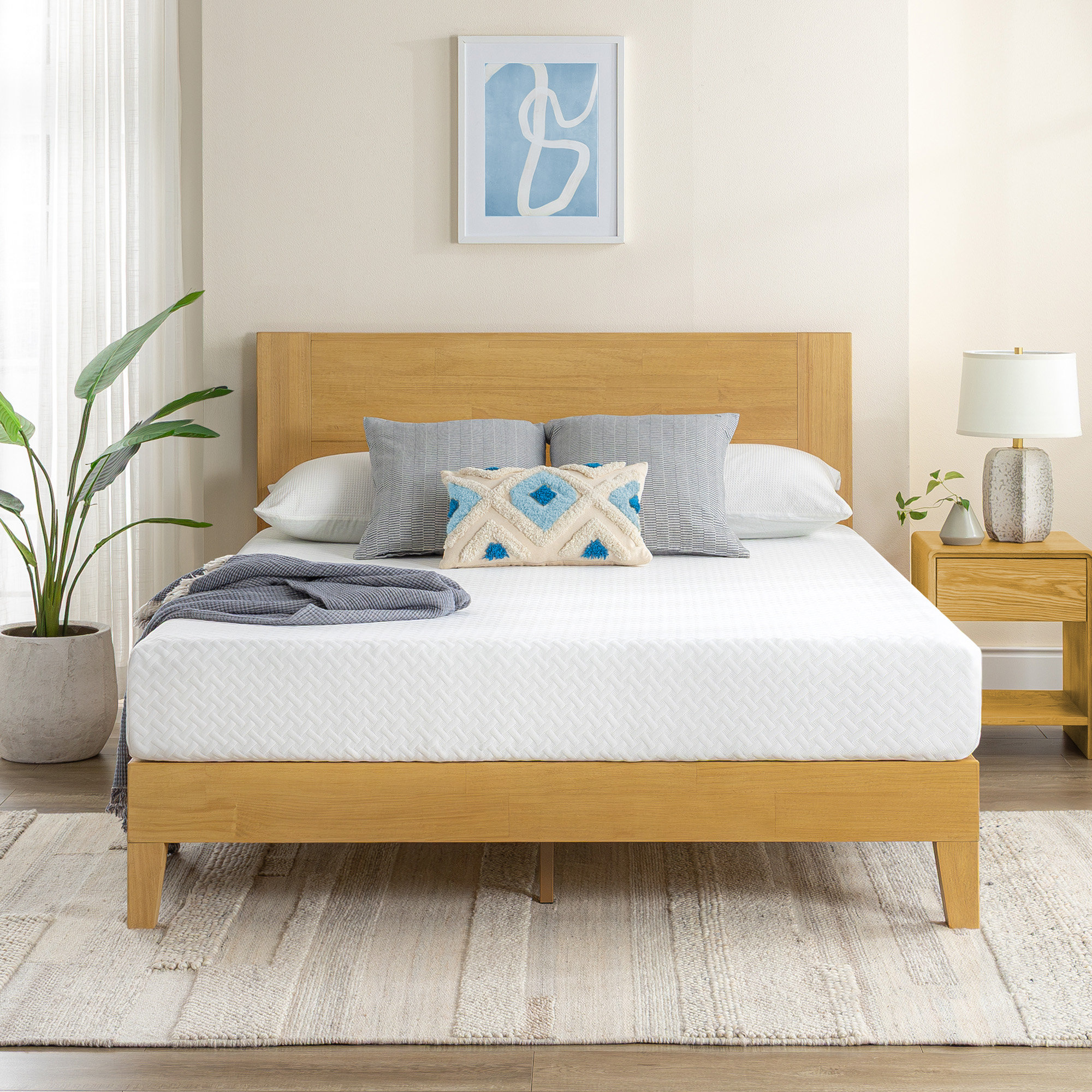Sleep by Wayfair™ Medium Cooling Gel Memory Foam Mattress, King, 8"