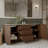 Nova 72" Double Bathroom Vanity with Carrara Marble-286383082