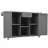 Outdoor Kitchen Island With Stainless Steel Top, Ample Storage, And Multiple Racks For Enhanced Cooking Experience, Grey-2006880028