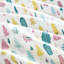 Ensemble de 3 draps en flanelle de coton TG avec motif de sapin de Noël blanc