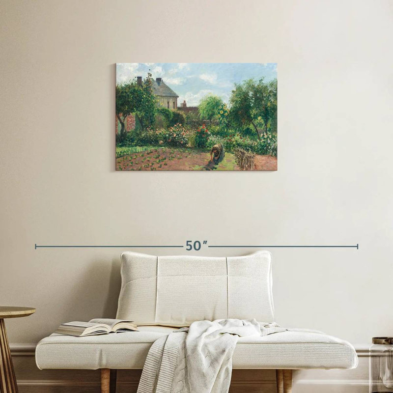 Senne, jardin de l'artiste à Eragny, 1898, H 20 po x l 30 po