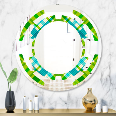 Miroir mural Tartan