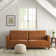 Seylow 81.5'' Faux Leather Convertible Sofa