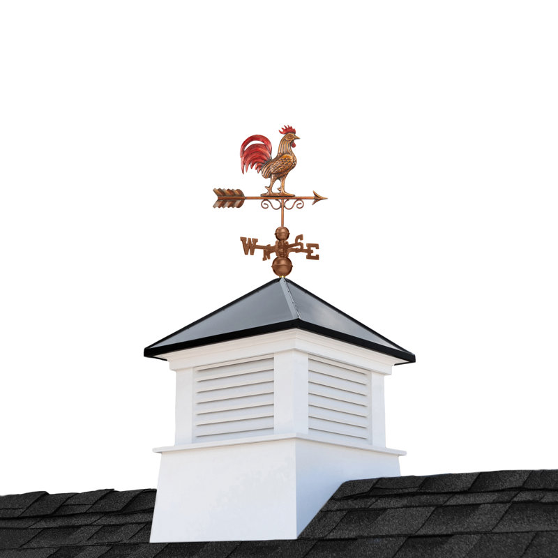 67 in. H Aluminum and Vinyl Animals Cupola & Weathervane Set