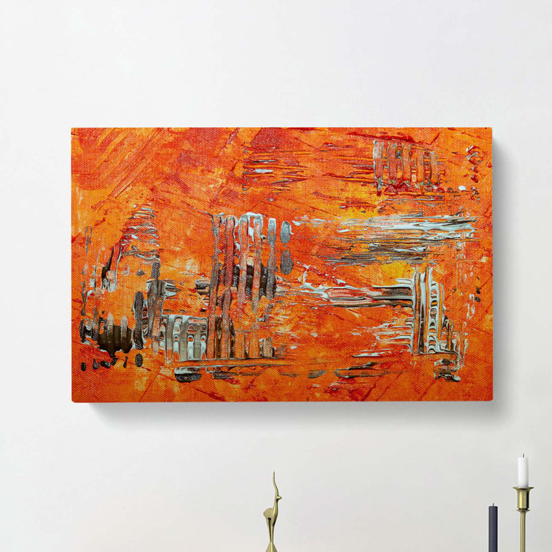 Abstract Art Painting Vol.246 by S.Johnson - Wrapped Canvas Painting, 60cm H x 91cm W x 3cm D
