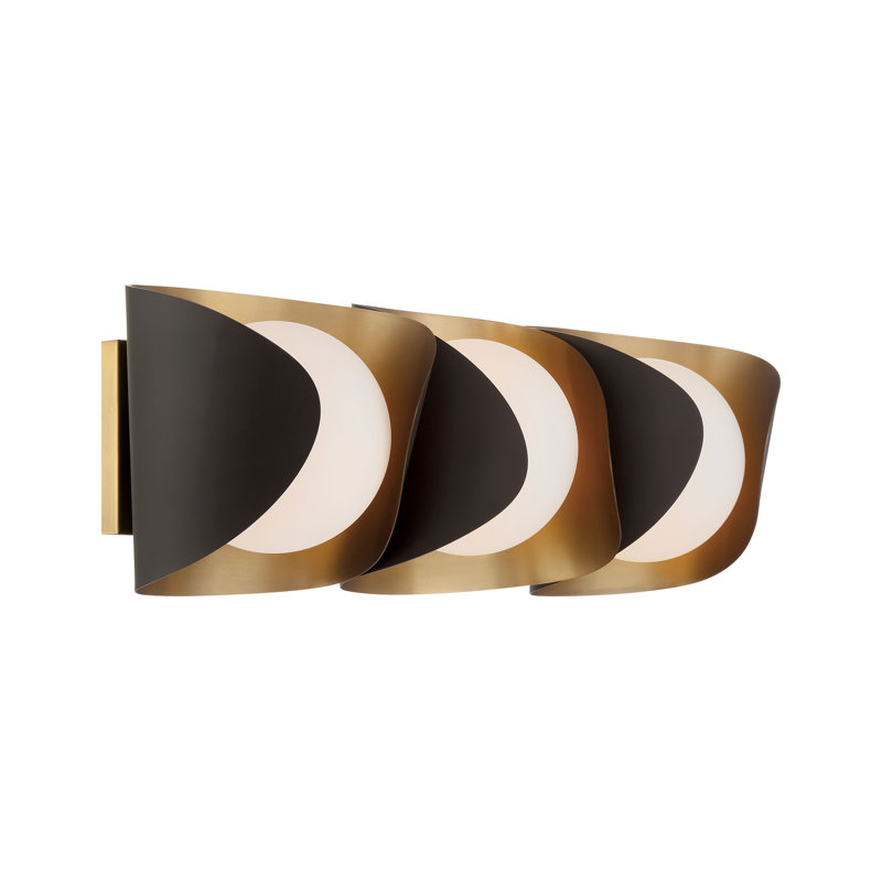 Flare 24-inch 3-Light Vanity, Bronze