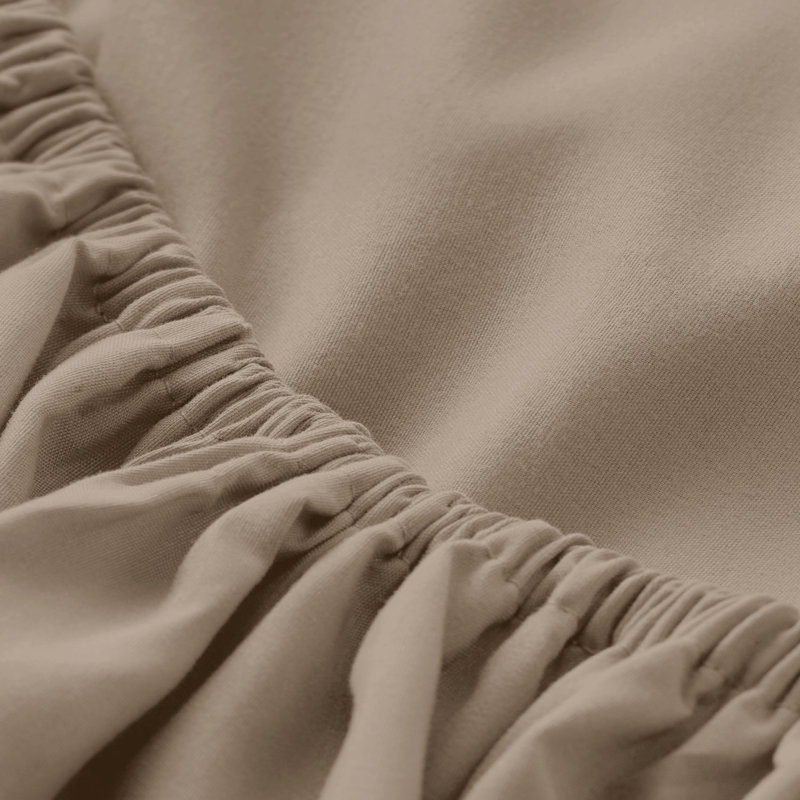 Microfiber Fitted Sheet, Twin Fitted Sheet, Pebble