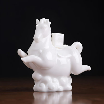 Exquisite Porcelain Horse Figurine – A Symbol Of Prosperity And Grace