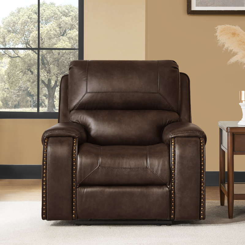 42'' Wide Contemporary Power Recliner, Espresso