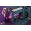 Lit mezzanine en bois avec bureau Wood-689945230