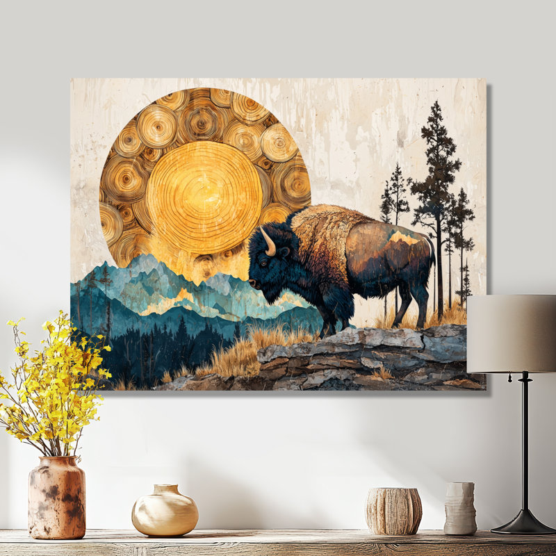 Genelda - Animals Large Wall Art, H 16 po x l 32 po, Wrapped Canvas, Ne s’applique pas