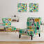 Fauteuil de chambre rembourré Modern Patchwork-90450808