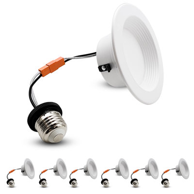 4"" CTT 3000K Remodel IC LED Retrofit Recessed Lighting Kit -  MingBright, R4130KRFYY-6PKS