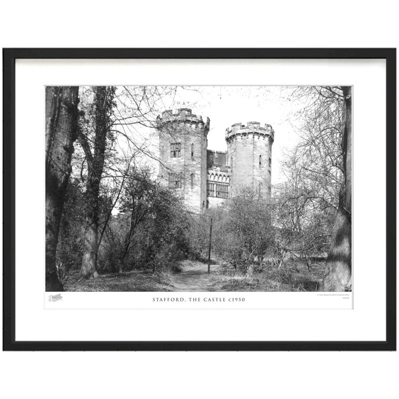 Stafford, The Castle C1950 - Single Picture Frame Print, 45cm H x 60cm W x 2.3cm D