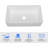 33" White Farmhouse Sink - Hercate 33 Inch White Fireclay Apron Front Farmhouse Kitchen Sinks Ceramic Single Bowl Farm Kitchen Sinks With Grid