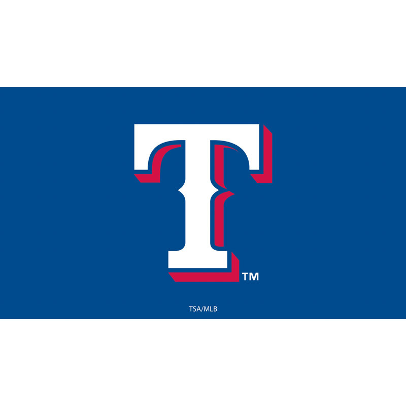 Tapis en polyester Texas Rangers 16 po x 28 po