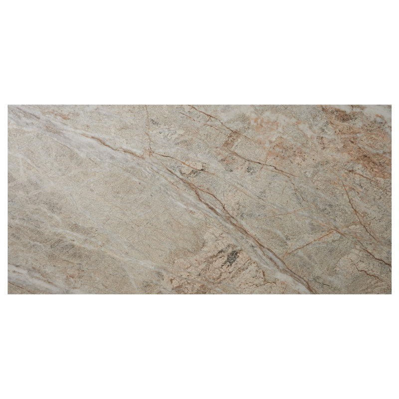 Aparados 23.77 in. x 47.55 in. Tile, Taupe
