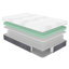 Très grand matelas 12 po - Gel de thé - Pochettes en mousse