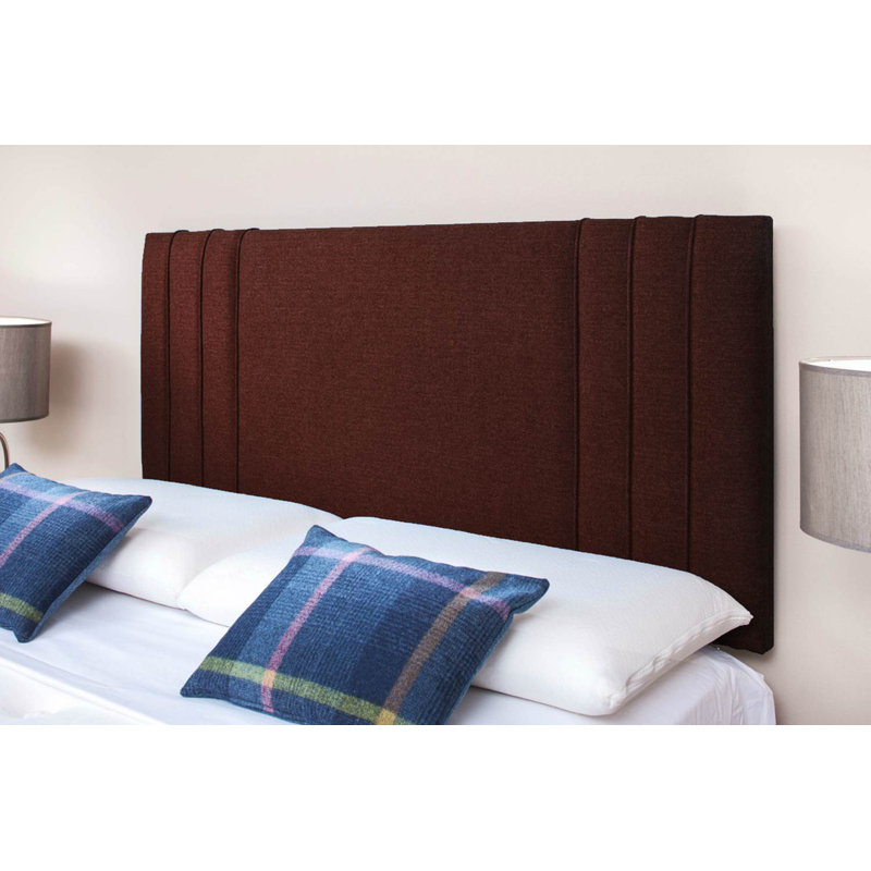 Erial Upholstered Headboard, Super King (6'), Brown