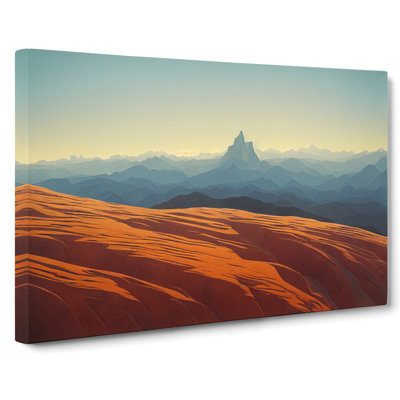 Fabulous Mountain Landscape - Wrapped Canvas