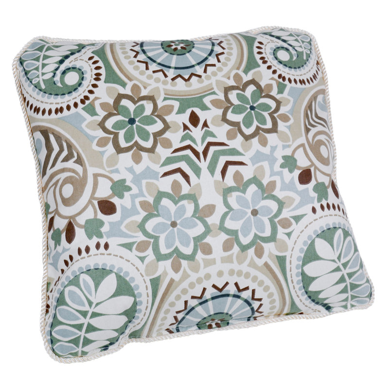 Paisley Prism Jacobean Paisley Cotton Throw Pillow
