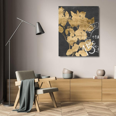 Art sur toile tendue par Red Barrel Studio® Goldberger, Jennifer, titré: Postage Leaves IV