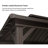 Aluminum Hardtop Grill Gazebo with Lighted-111480743-111480742