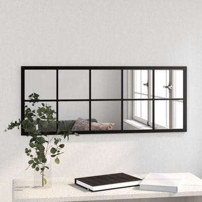 Mikayia Rectangular Metal Wall Mirror