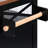 Kitchen Island With Power Charging Station, Drape Of Beads, Drop Leaf, 3 Cabinets, Drawers, Black Island, Hanging Supply, Doors, Internal Shelf, Rolling Wheels-352448560